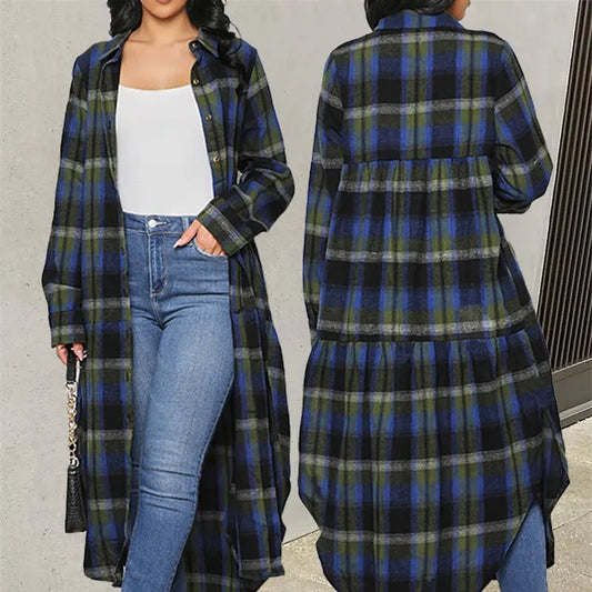 Plaid Waist Coat Jacket – Coats Outfits Women & Chic Commuter Style