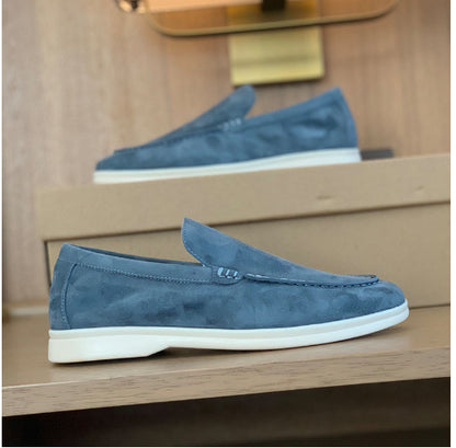 Flat Sole Simple Genuine Leather Casual Womens Shoes