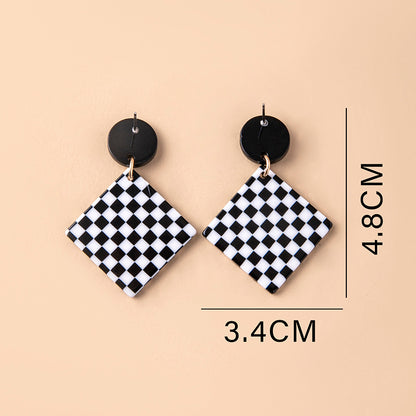 New Square Women Drop Earrings