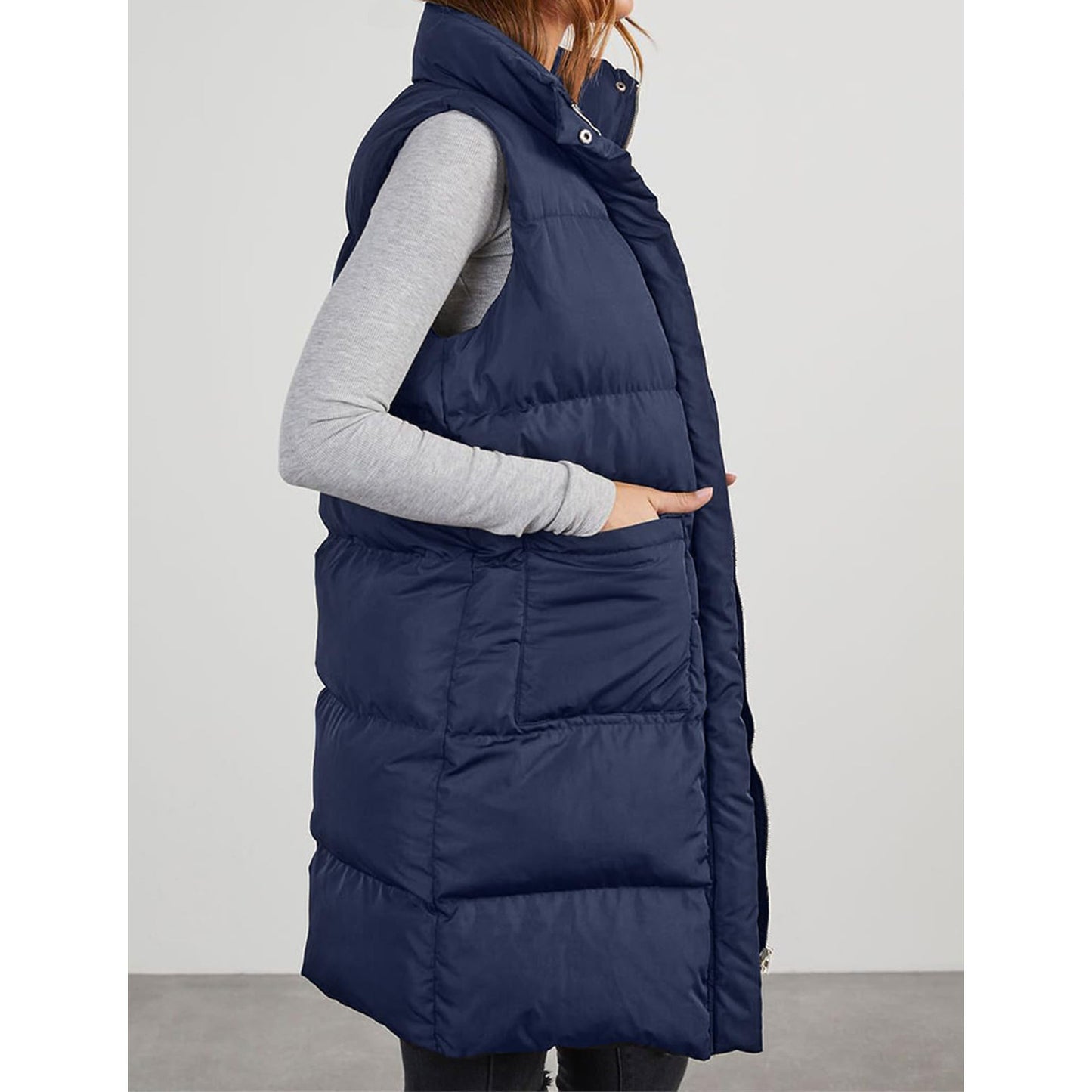 Korean Sleeveless Down Vest Autumn Winter Warmth
