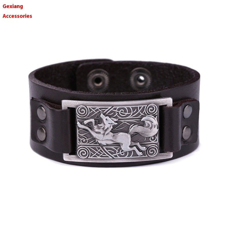Teen Wolf Leather Bracelets – Adjustable Minimalist Bracelets for Men & Women