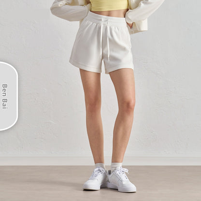 Air Layer Loose Yoga Shorts Women – Casual & Comfortable Summer Outfit