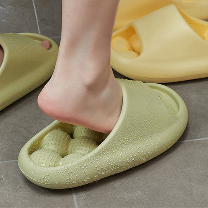 Anti Skid Cute Bubble Ball Women Bathroom Slippers