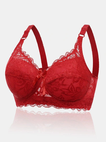 E G Cup Adjustable Back Plus Size Lace Bra