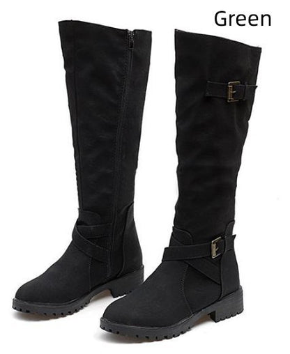 Elegant Long Suede Fashion Boots for Women | High Shaft Statement Winter Boots