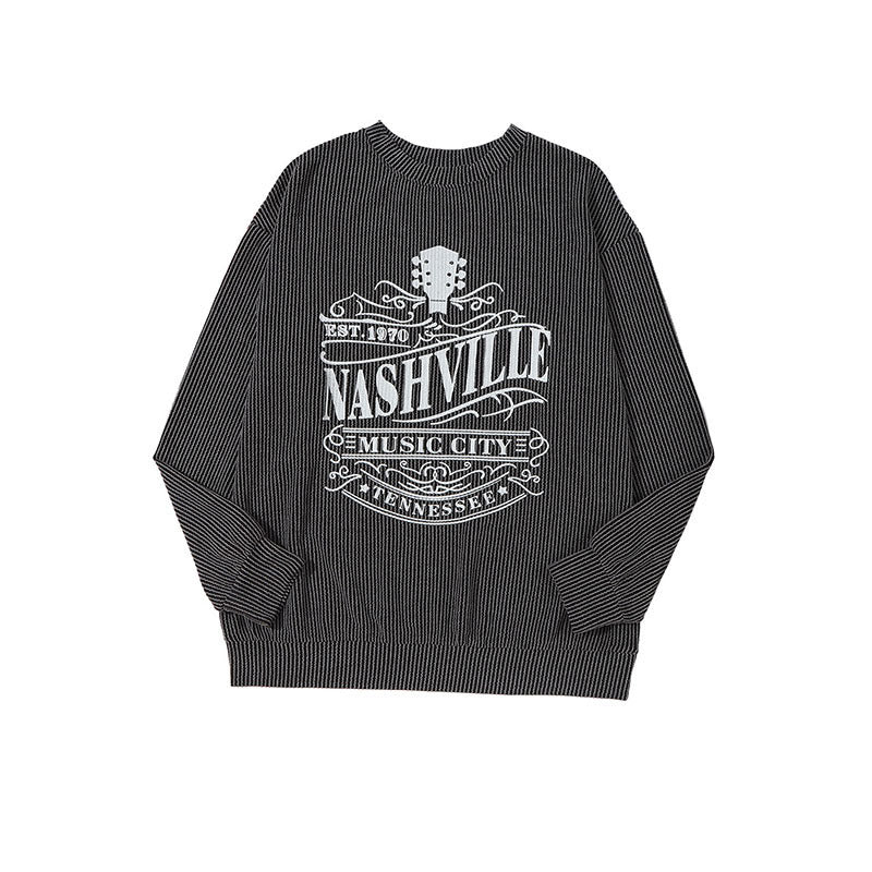 Nashville Music City Sweatshirt – Retro Vibes & Casual Cool