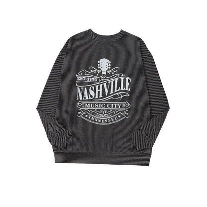 Nashville Music City Sweatshirt – Retro Vibes & Casual Cool