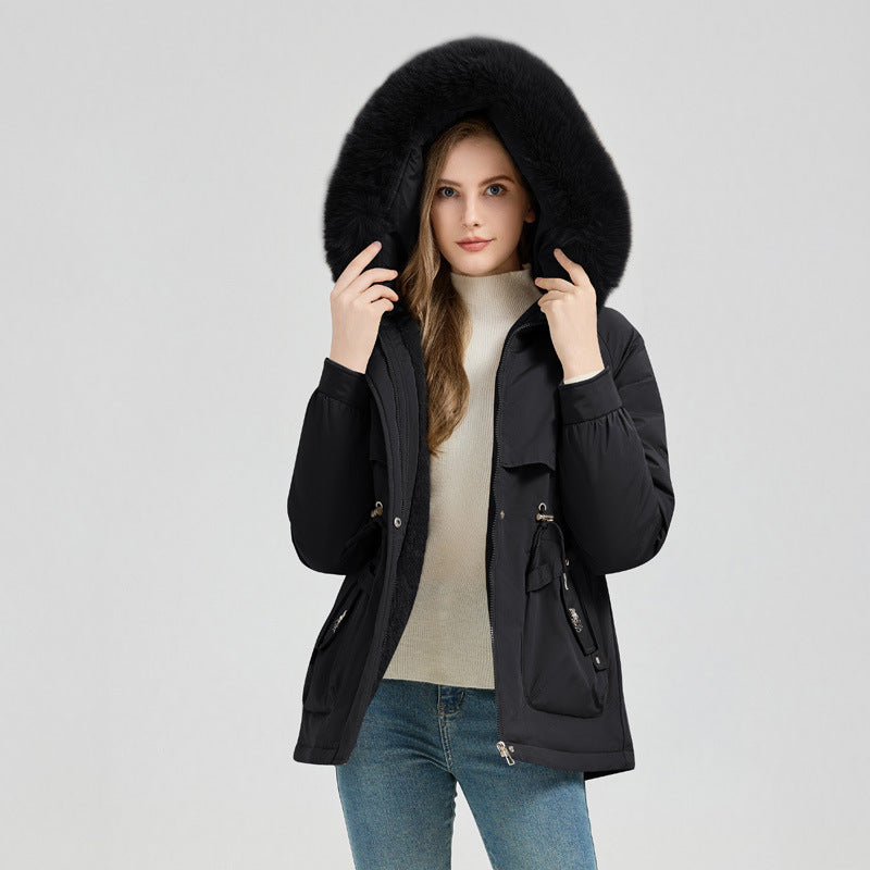 New Thick Glossy Puffer Padded Down Coat For Women