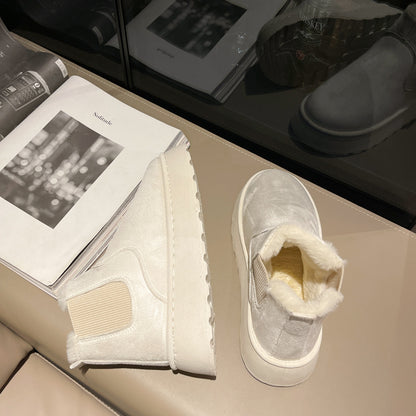 Women Casual Furry Softener Warm Snow Boots