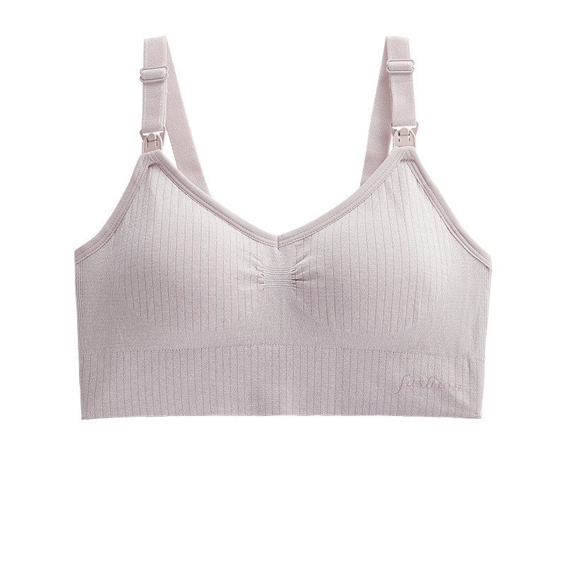 Nursing-Friendly Seamless Comfort Bra