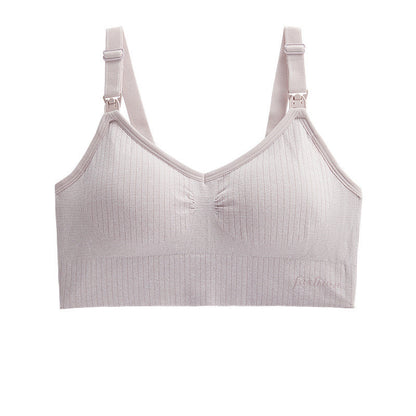 Nursing-Friendly Seamless Comfort Bra
