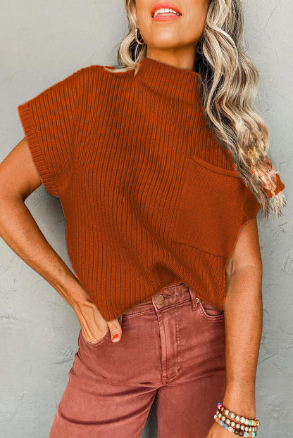 Street-Chic Half Turtleneck Pullover – Bold & Breezy Style