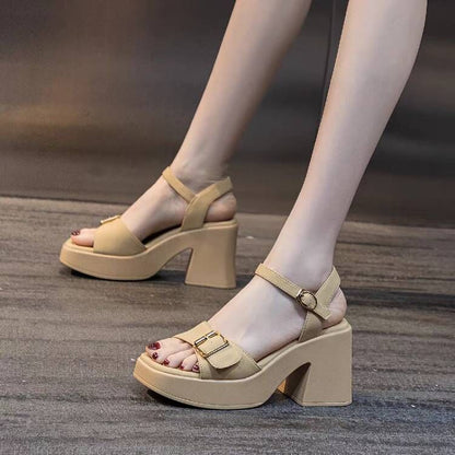 New Platform Heel Women Fashion Wedges Gladiator Sandals