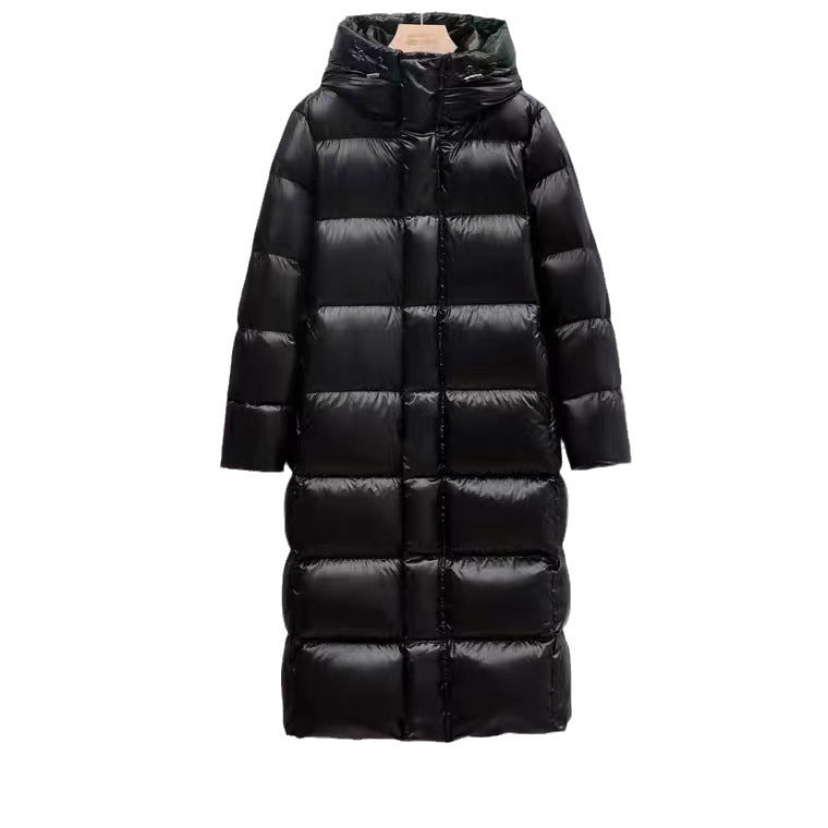 Womens X Long Belted Closure Down Parka