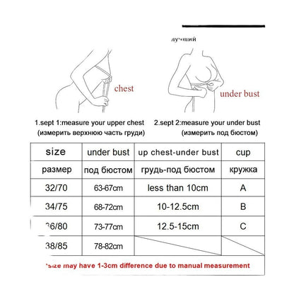 Strapless Push-Up Tube Bra – Non-Slip Front Buckle & Breathable Support