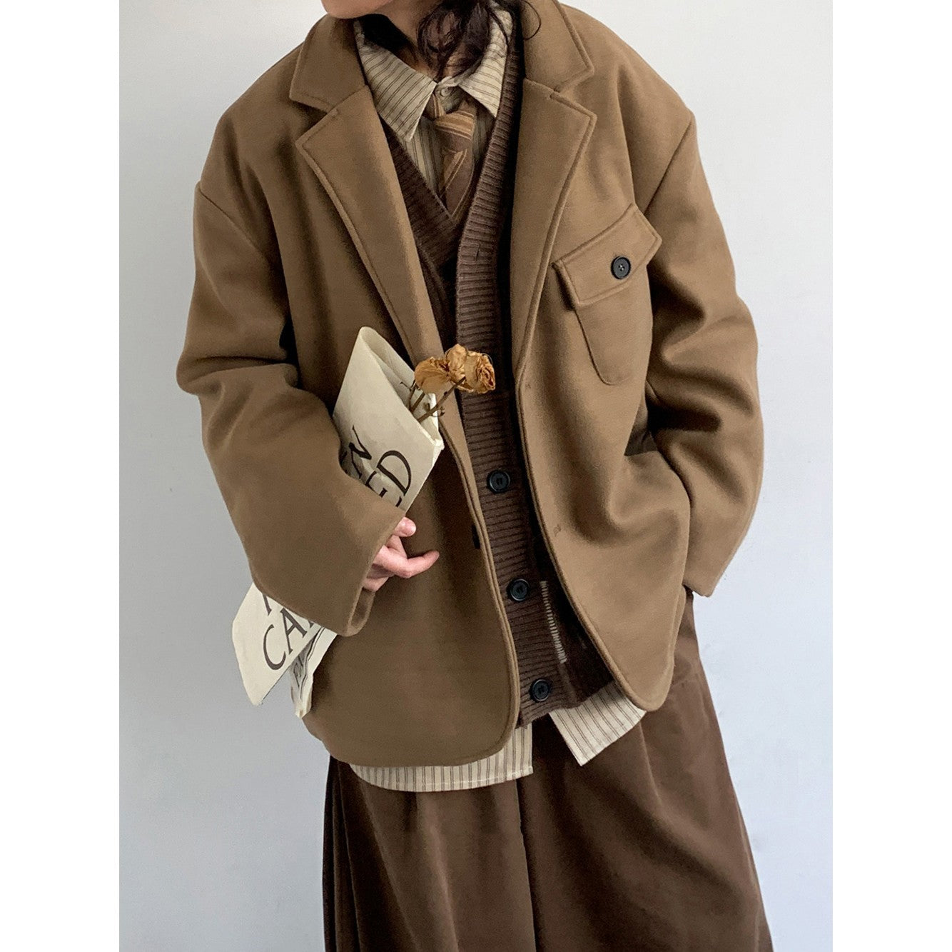 Traveler Style Sleeveless Hooded Loose Jacket For Women