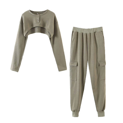 Tactical Style Multi Pockets Wide Leg Hiking Camping Pants For Women