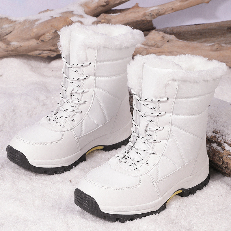 Extreme Cold Womens Snow Boots Super Thick Cold Proof For Minus 40 C Waterproof