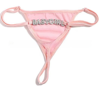 Seduction Satin T-Back Panties – Adjustable Free Size Polyester Satin Briefs with Elegant & Sensual Style