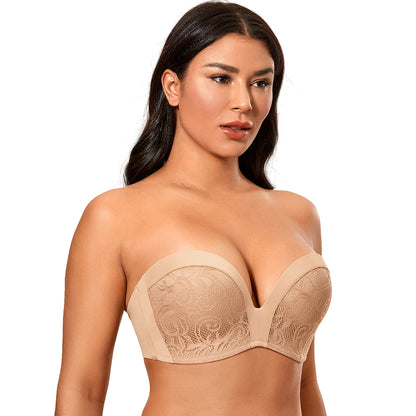 Full Cup Breathable Sexy Lace Bra For Women