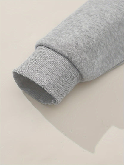 Plus Size CRAZY Print Hoodie – Women’s Casual Pullover Sweatshirt with Kangaroo Pocket for Fall/Winter