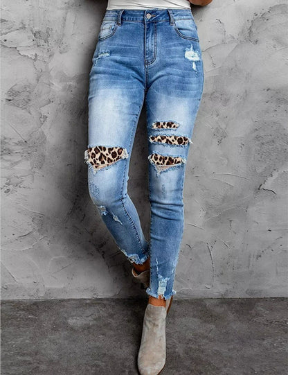 Burrs Tassel Denim Trousers – Vintage-Inspired Cropped Straight-Leg Pants