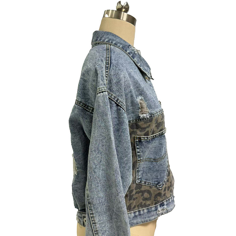 High Quality Korean Style Cotton Autumn Winter Denim Jean Jacket Coat