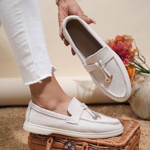 Candy Color Summer Loafers Slip On Moccasins For Women