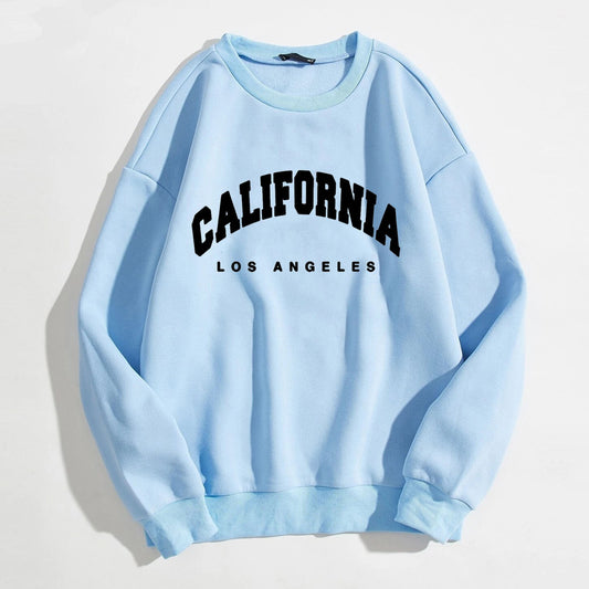 Womens California State Autumn Plush Sweatshirts