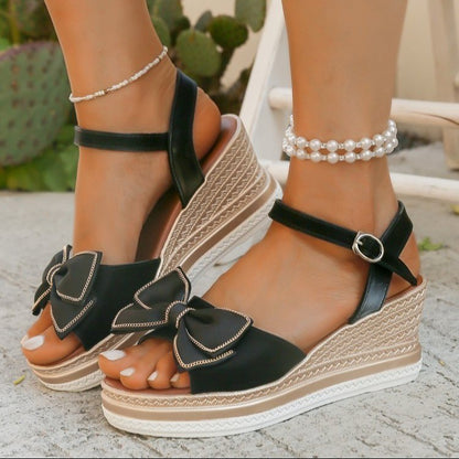 Women Metal Buckle Gladiator Shoes