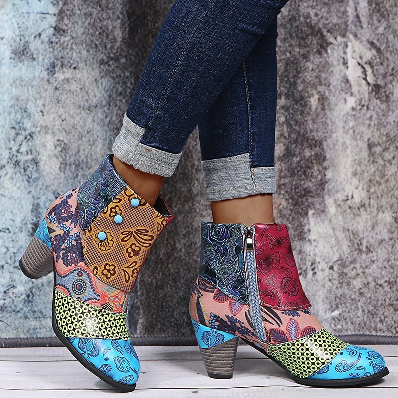 Bohemian Retro Style Women Tassels Ankle Boots