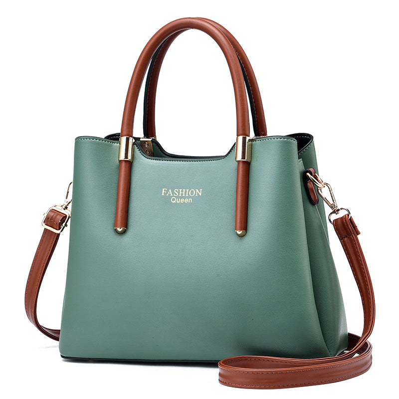 Trendy PU Leather Shoulder Bag Square Vertical 2025 Fashion