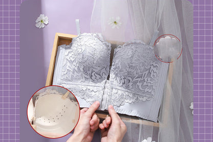 Full Support Non Slip Convertible Bandeau Strapless Bra