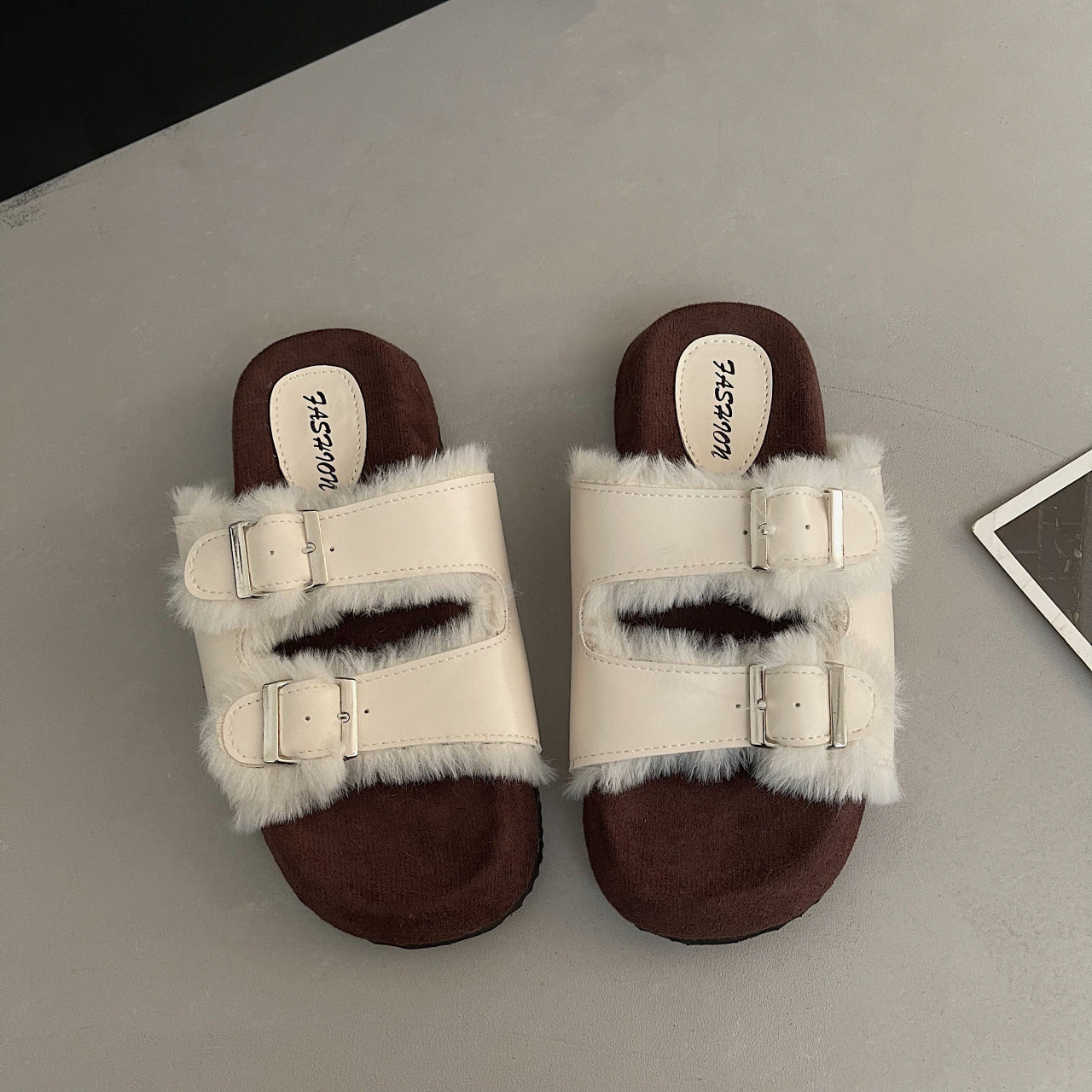 Casual Anti Slip Belt Buckle Women Slippers