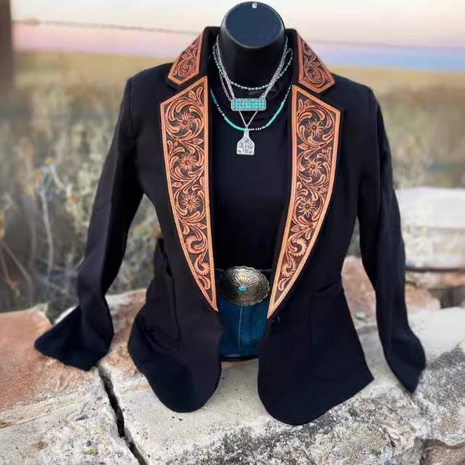 Red Slim Fit Suit Jacket With Sequin Decoration Ideal For Weddings Parties