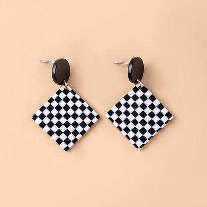 New Square Women Drop Earrings