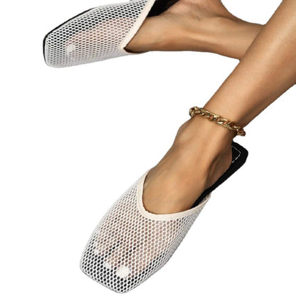 New Fashionable Air Mesh Flat Slippers