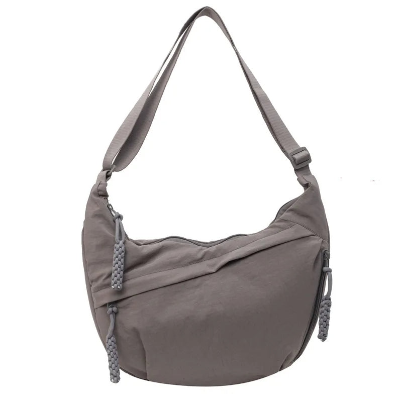 High-Capacity Nylon Shoulder Bag – Women's Versatile Crossbody & Messenger Hobo Bag