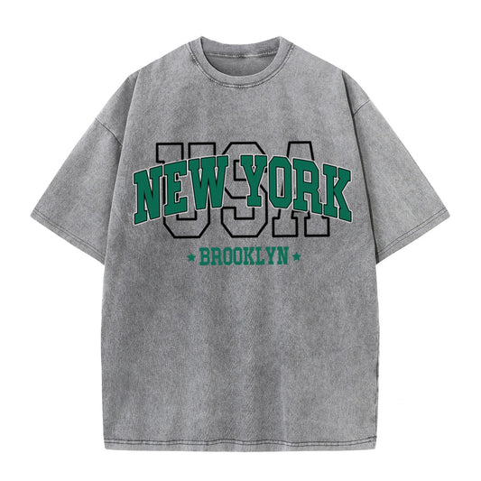 Classic Cotton Crewneck Tee – Women’s Casual Cotton T-Shirt, Everyday Street Style Outfit