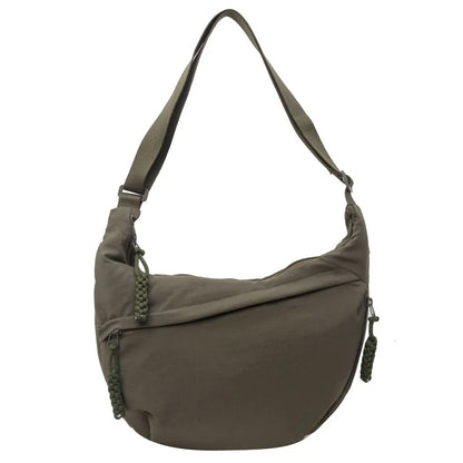 High-Capacity Nylon Shoulder Bag – Women's Versatile Crossbody & Messenger Hobo Bag