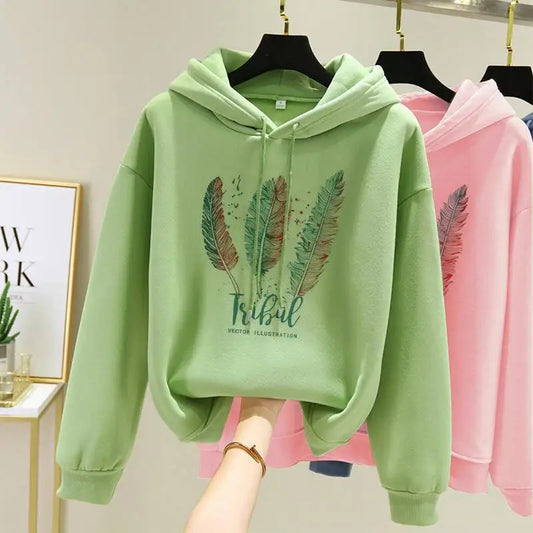 Casual Cotton Womens Hoodies