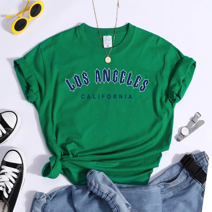 Life Is Beginning Los Angeles California Printed Cool T Shirts