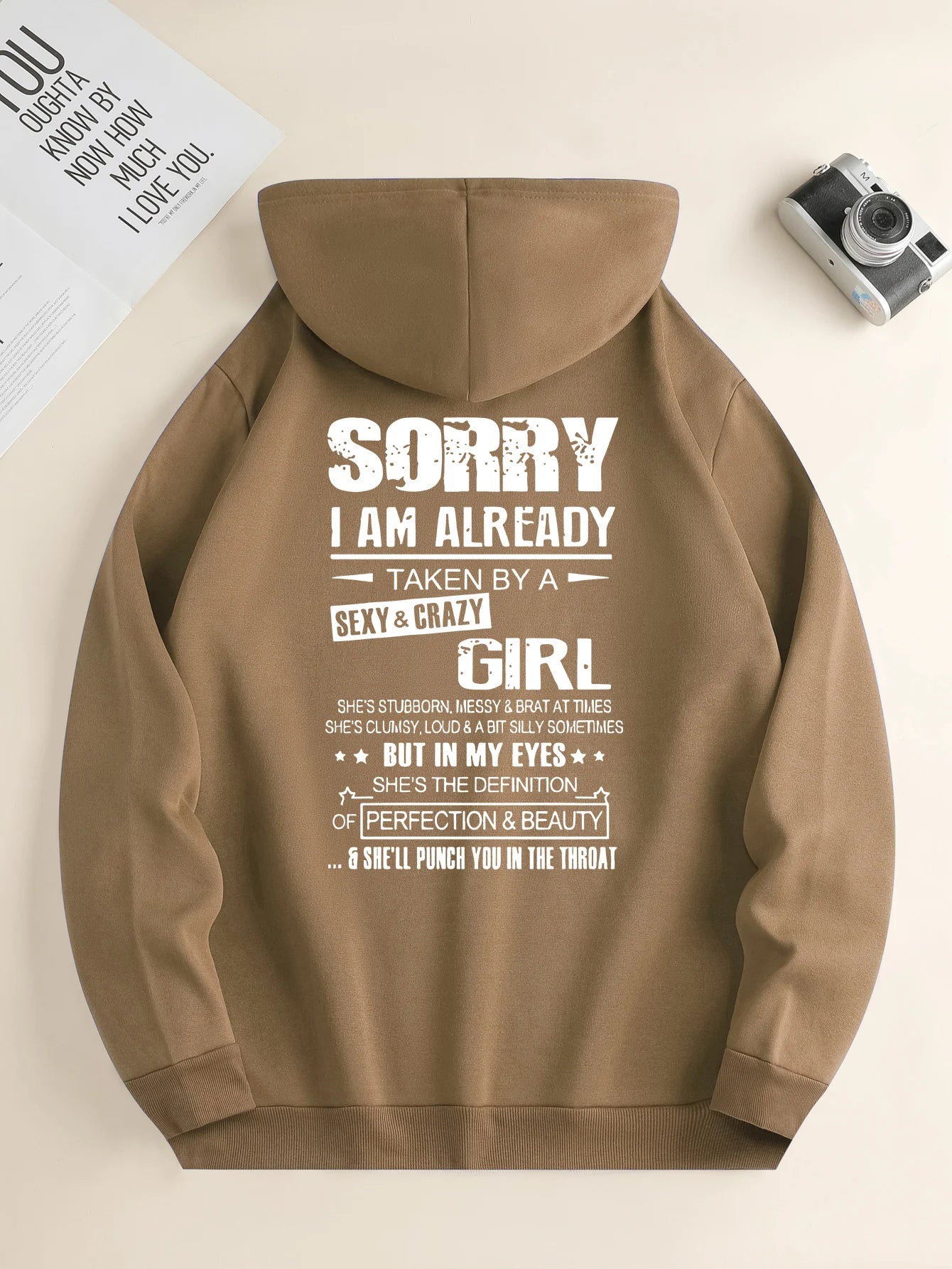 Sorry I am Already Taken by a Sexy Girl Printed Hoodie – Travel & Casual Outfit with Printed Design