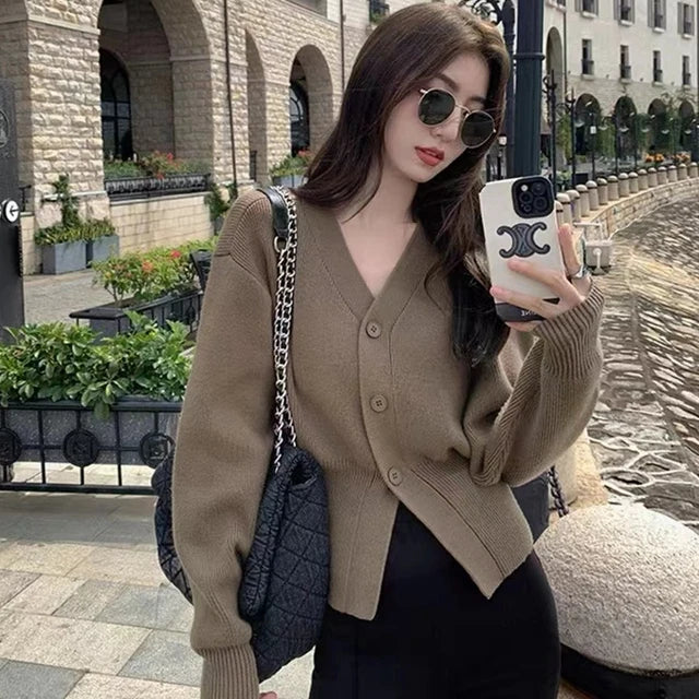 Autumn Knitting Casual Cardigan Sweater