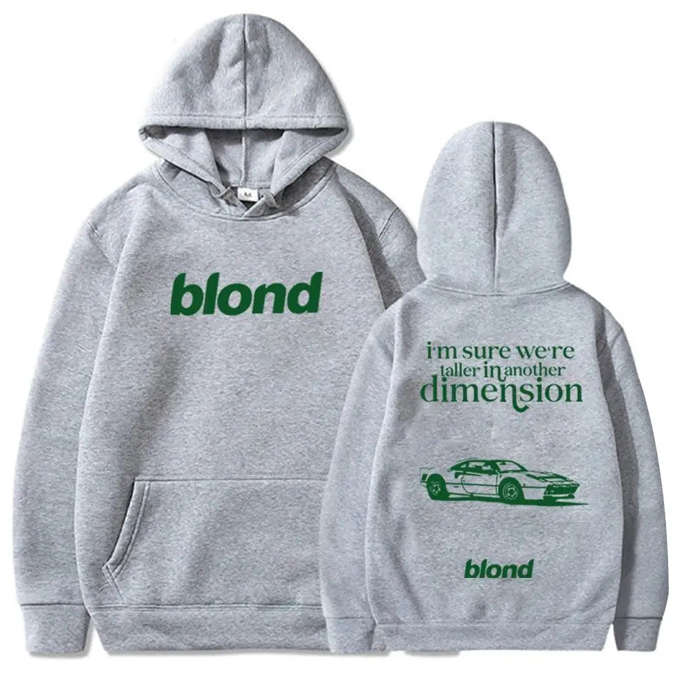 Frank Ocean Blonde Album Hoodie – White Ferrari Music Sweatshirt for Ladies & Unisex