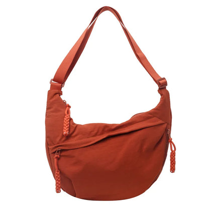 High-Capacity Nylon Shoulder Bag – Women's Versatile Crossbody & Messenger Hobo Bag