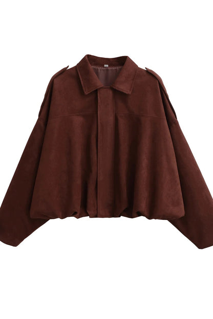 Brown cape on a white background