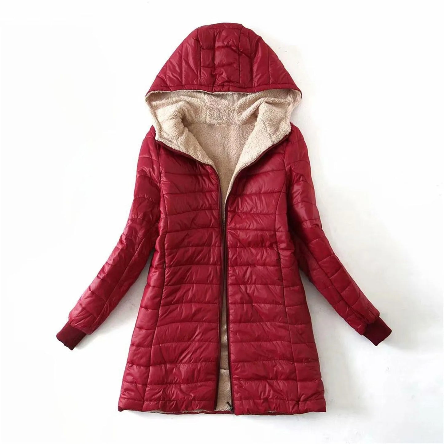 Winter Woolen Coat for Women – Casual Windproof Outerwear, Cozy Autumn Jacket, Fashionable Clothing