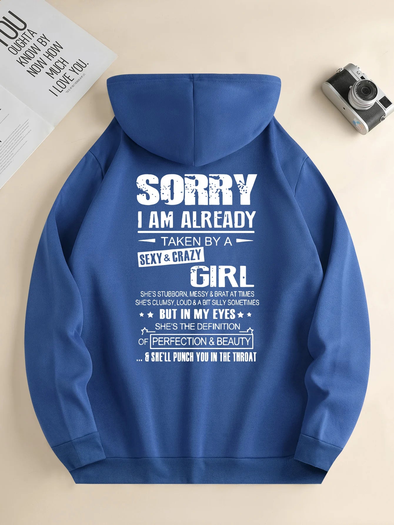 Sorry I am Already Taken by a Sexy Girl Printed Hoodie – Travel & Casual Outfit with Printed Design