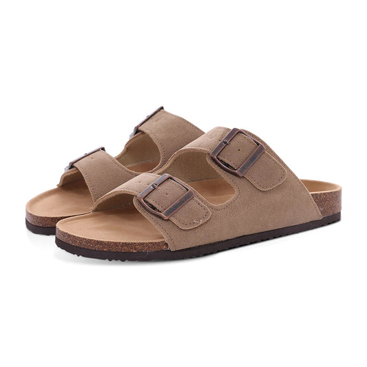 New Fashion Suede Cork Sandals